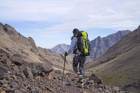 Ruta de 3 días de trekking por el monte Toubkal