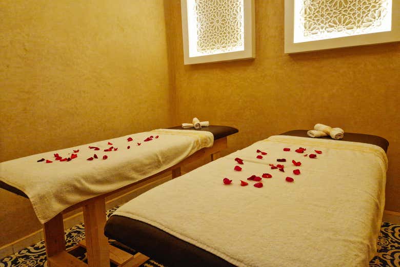 ¡Todo listo para los masajes en Click Riad & Spa!