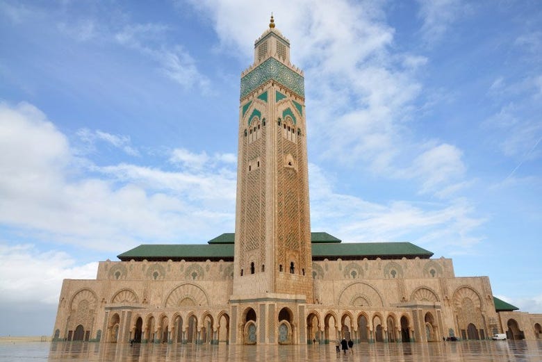 La gran mezquita de Casablanca