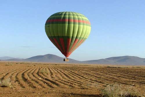 Globo despegando