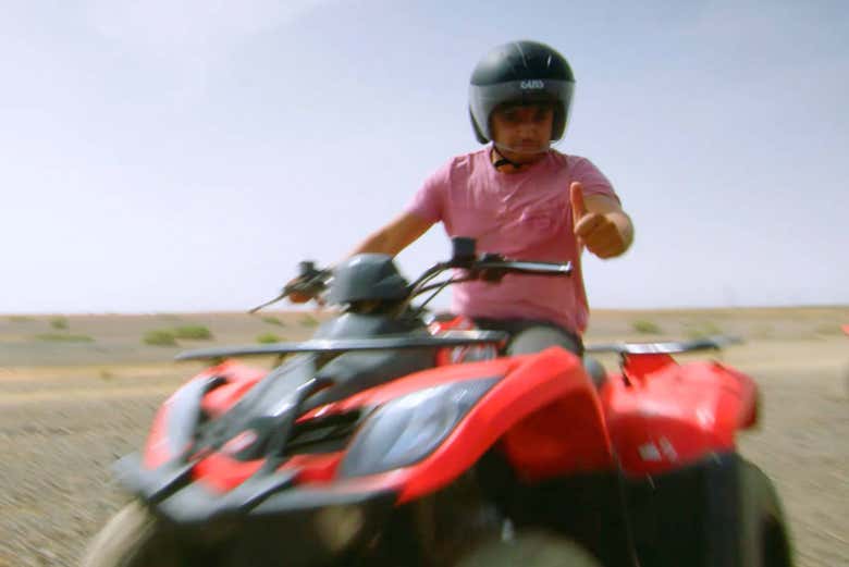Paseo en quad por el palmeral