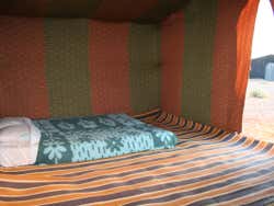 Haima del campamento de Zagora