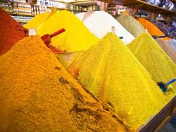 Compras en Marrakech, especias