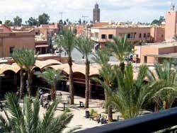 Marrakech desde una terraza